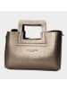 maison héritage PARIS Leren handtas "Jini" goudkleurig - (B)30 x (H)22 x (D)10 cm