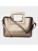 maison héritage PARIS Leren handtas "Jini" goudkleurig - (B)30 x (H)22 x (D)10 cm