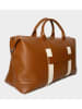 maison héritage PARIS Leder-Weekender "Saul MH" in Hellbraun - (B)53 x (H)35 x (T)18 cm