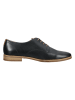 Gabor Leder-Schnürschuhe in Schwarz/ Hellbraun