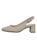 Gabor Leder-Slingpumps in Beige
