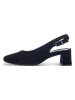 Gabor Leder-Slingpumps  in Schwarz