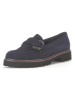 Gabor Leren mocassins donkerblauw/lichtbruin