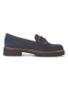 Gabor Leren mocassins donkerblauw/lichtbruin