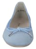 Paul Green Leder-Ballerinas  in Hellblau
