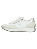 Paul Green Leder-Sneakers in Weiß/ Creme/ Silber