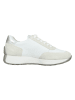 Paul Green Leder-Sneakers in Weiß/ Creme/ Silber