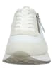Paul Green Leder-Sneakers in Weiß/ Creme/ Silber