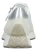 Paul Green Leder-Sneakers in Weiß/ Creme/ Silber