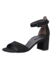 Paul Green Leder-Sandaletten in Schwarz