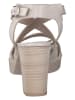 Paul Green Leder-Sandaletten in Beige