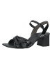 Paul Green Leder-Sandaletten in Schwarz