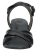 Paul Green Leder-Sandaletten in Schwarz