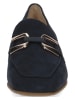 Caprice Leren mocassins donkerblauw