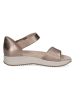 Caprice Leren sandalen lichtbruin
