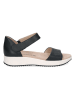 Caprice Leren sandalen donkerblauw