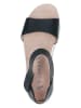 Caprice Leren sandalen donkerblauw