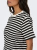 ONLY Shirt in Creme/ Schwarz