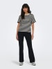 ONLY Shirt in Creme/ Schwarz