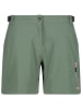 CMP 3in1-Fahrradshorts in Khaki/ Schwarz