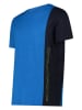CMP Funktionsshirt in Schwarz/Blau
