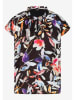 More & More Bluse in Schwarz/ Bunt