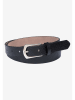 More & More Leren riem zwart