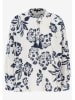 More & More Blouse wit/donkerblauw