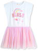 Billieblush Kleid in Weiß/ Rosa