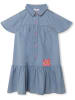Billieblush Jeans-Kleid in Hellblau