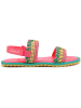 Billieblush Sandalen in Pink/ Gelb/ Grün