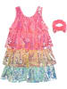 Billieblush 2tlg. Outfit in Pink/ Gelb/ Hellblau