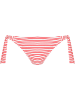 Freya Bikini-Hose in Weiß/ Rot