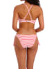 Freya Bikini-Hose in Weiß/ Rot