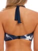 FANTASIE SWIM Bikini-Oberteil in Dunkelblau/ Weiß