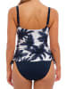 FANTASIE SWIM Tankini-Oberteil in Dunkelblau/ Weiß