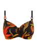 FANTASIE SWIM Bikini-Oberteil in Schwarz/ Orange