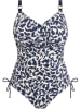 FANTASIE SWIM Badeanzug in Creme/ Dunkelblau