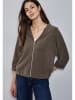 Street One Sweatjacke in Braun