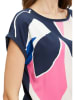 BETTY & CO Shirt in Dunkelblau/Pink