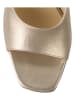 Högl Leder-Pantoletten "Ariane" in Gold