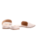 Högl Leder-Pantoletten "Cleo" in Creme