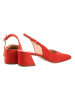 Högl Leren slingpumps "Laura" rood
