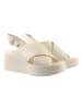 Högl Leder-Sandaletten "Lucie" in Creme