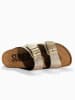 Sunbay Pantoletten "Trefle" in Gold