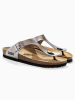 Sunbay Teenslippers "Camelia" zilverkleurig