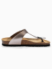 Sunbay Teenslippers "Camelia" zilverkleurig