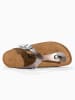 Sunbay Teenslippers "Camelia" zilverkleurig