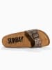 Sunbay Klapki "Jasmin" ze wzorem