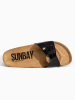 Sunbay Slippers "Jasmin" zwart